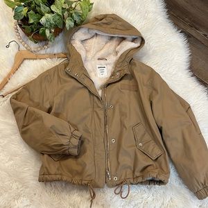 Garage fleece lined coat
